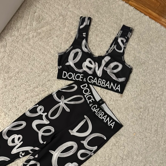 Dolce & Gabbana Other - Dolce & Gabbana Black Sports Bra